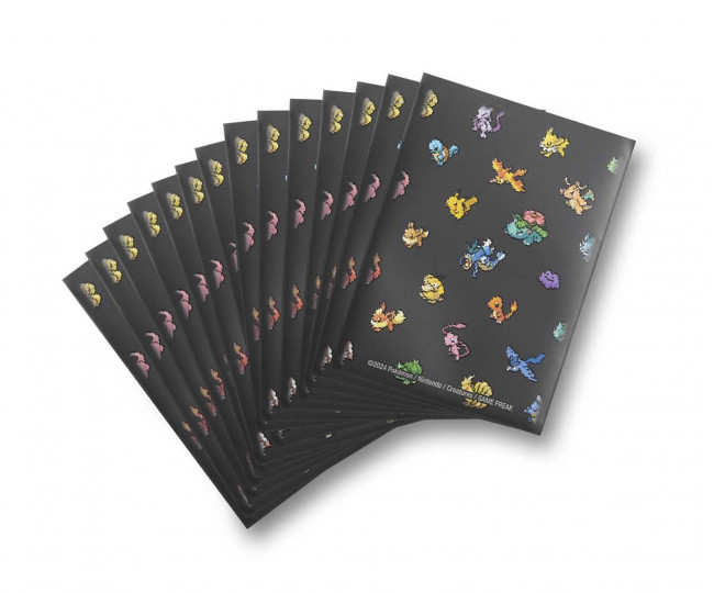 Набор защитных протекторов Pokémon TCG: Pokémon Pixels Card Sleeves (65 Sleeves)